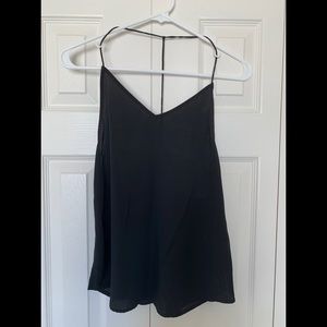 Black Open Back Tank